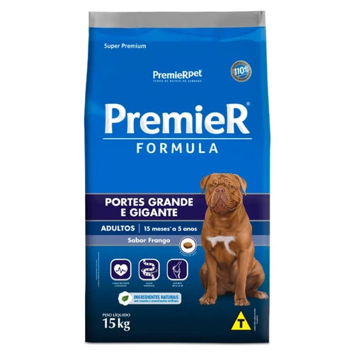 Ração Premier Formula Cães Adultos Portes Grande e Gigante Frango 15kg