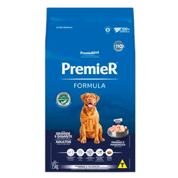 Ração Premier Formula Cães Adultos Portes Grande e Gigante Frango e Mandioca 15kg