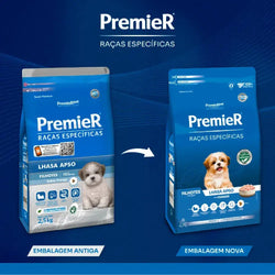 Ração Premier Raças Específicas Lhasa Apso Cães Filhotes Frango 2,5kg