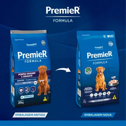 Ração Premier Formula Cães Adultos Portes Grande e Gigante Frango e Mandioca 15kg
