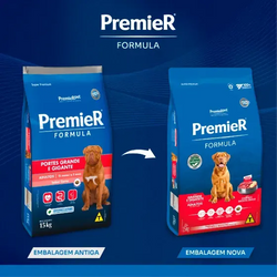 Ração Premier Formula Cães Adultos Portes Grande e Gigante Carne e Batata-Doce 15kg
