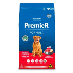 Ração Premier Formula Cães Adultos Portes Grande e Gigante Carne e Batata-Doce 15kg