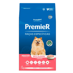 Ração Premier Raças Específicas Spitz Alemão Cães Adultos Frango 2,5kg 7,5 Kgs